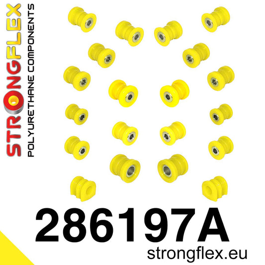 286197A Rear suspension bush kit SPORT Sport (Yellow) Nissan 350Z (02-08) Z33