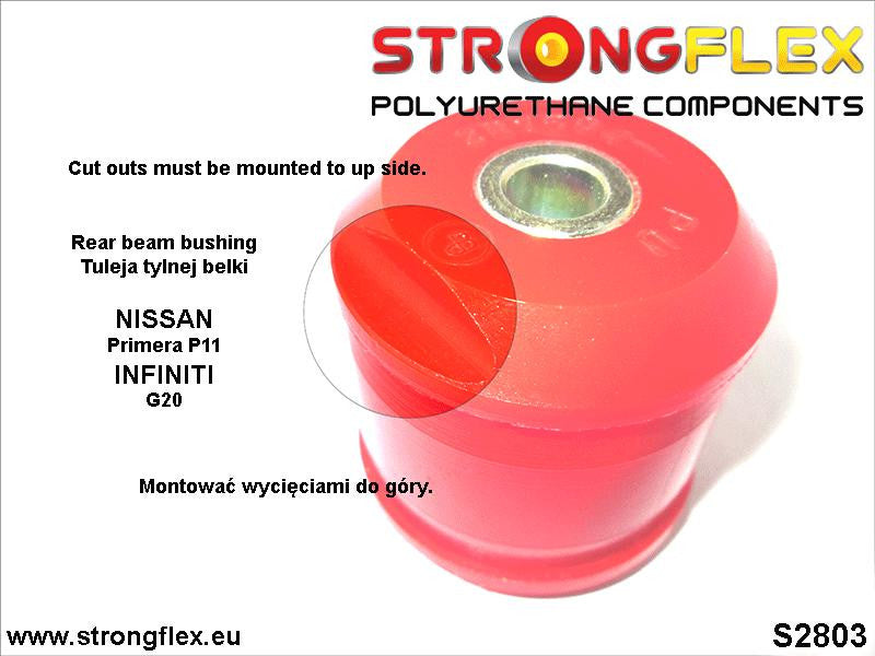 281594A Rear beam mount bush SPORT Sport (Yellow) Nissan Almera I (95-00) N15