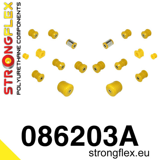 086203A Rear suspension bush kit SPORT Sport (Yellow) Honda Prelude IV (92-96) BA / BB