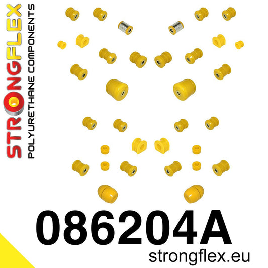 086204A Full suspension bush kit SPORT Sport (Yellow) Honda Prelude IV (92-96) BA / BB