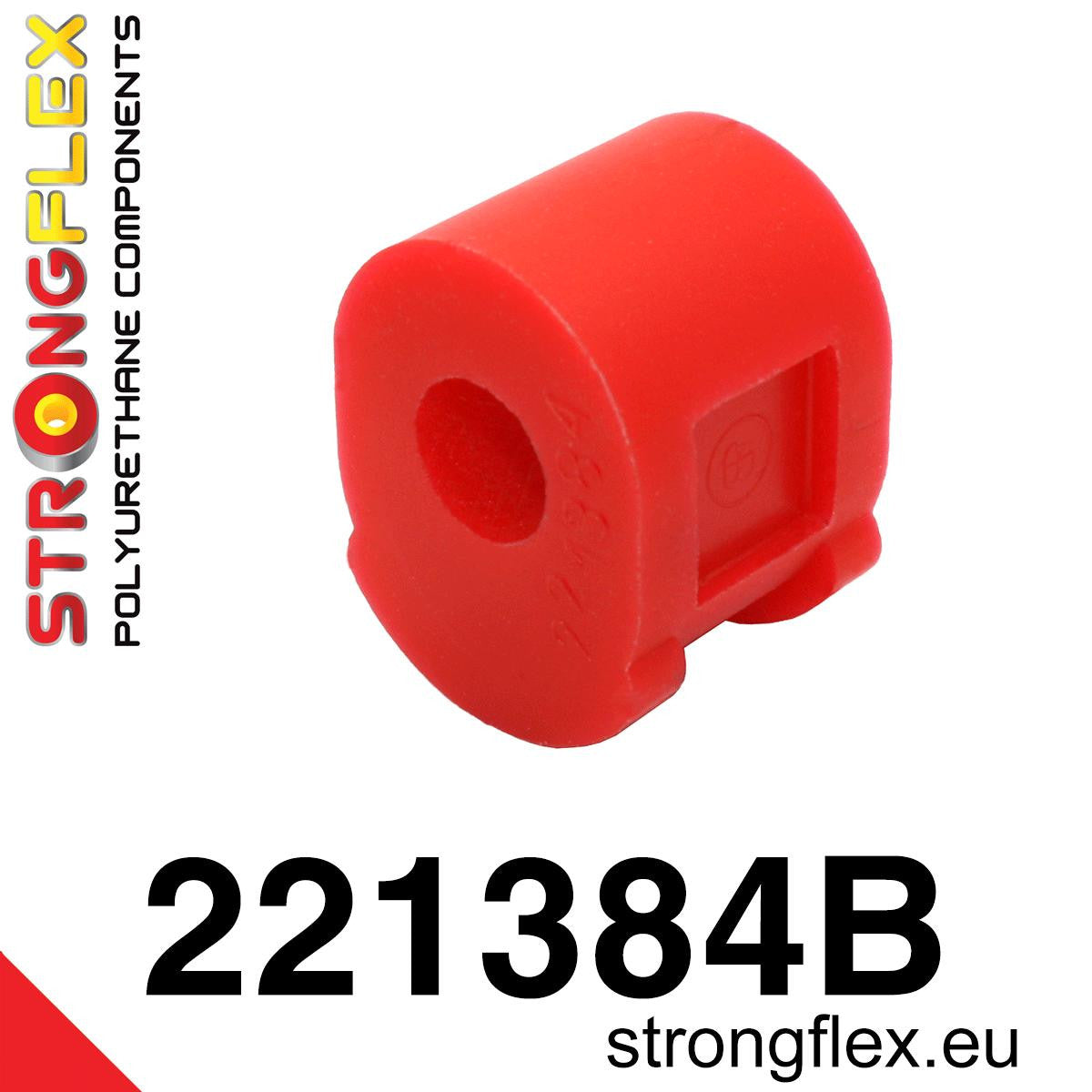 221384B Front anti roll bar inner bush Standard (Red) Volkswagen Golf I (74-93) 17