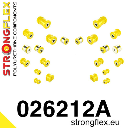 026212A Rear suspension bush kit SPORT Sport (Yellow) Audi A6 / S6 / RS6 C6 (04-11)