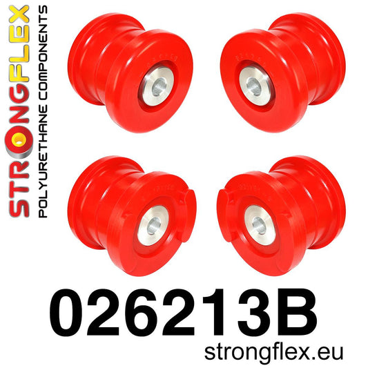 026213B Front subframe bush kit Standard (Red) Audi A6 / S6 / RS6 C6 (04-11)