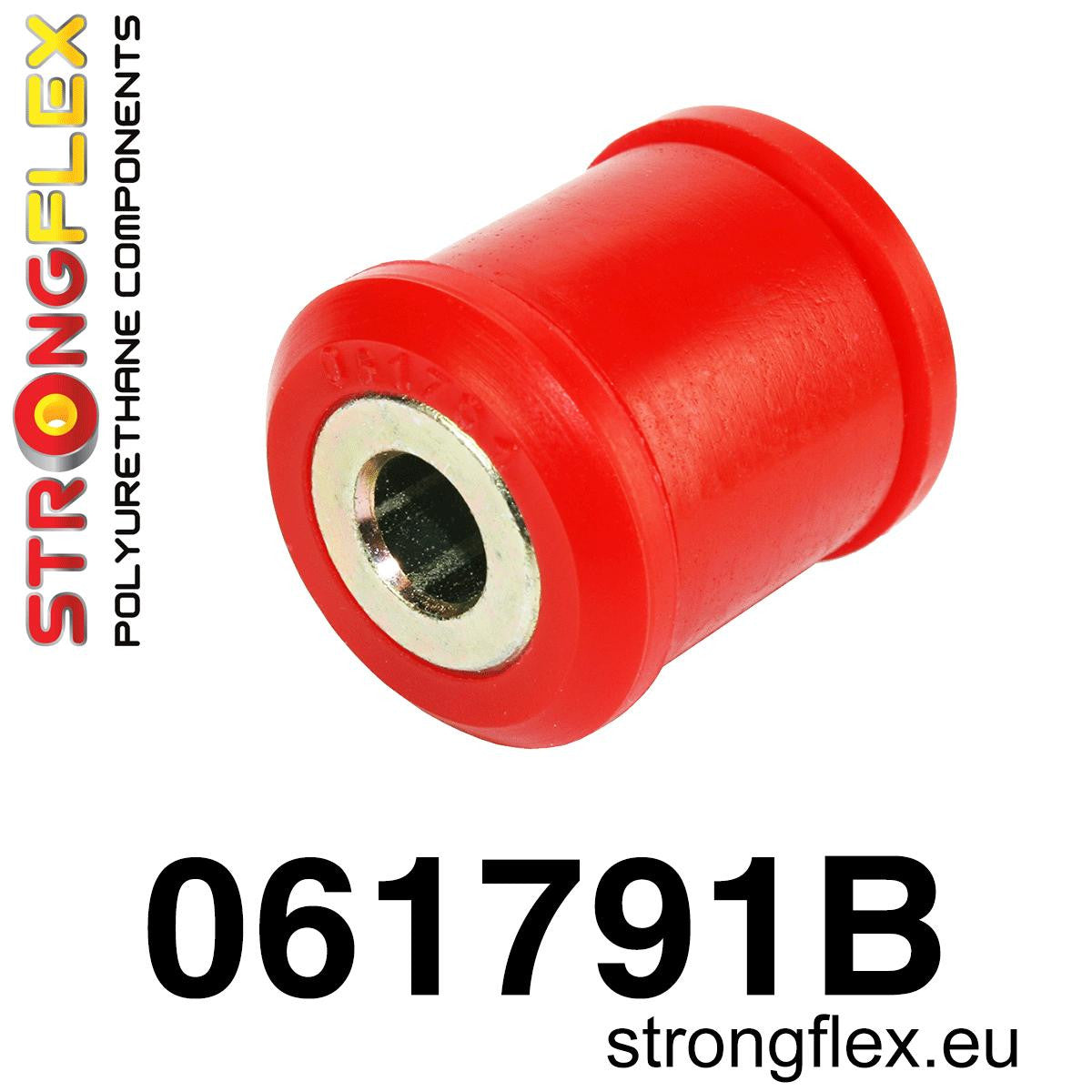 061791B Rear shock mount bush Standard (Red) Fiat Cinquecento (91-98)