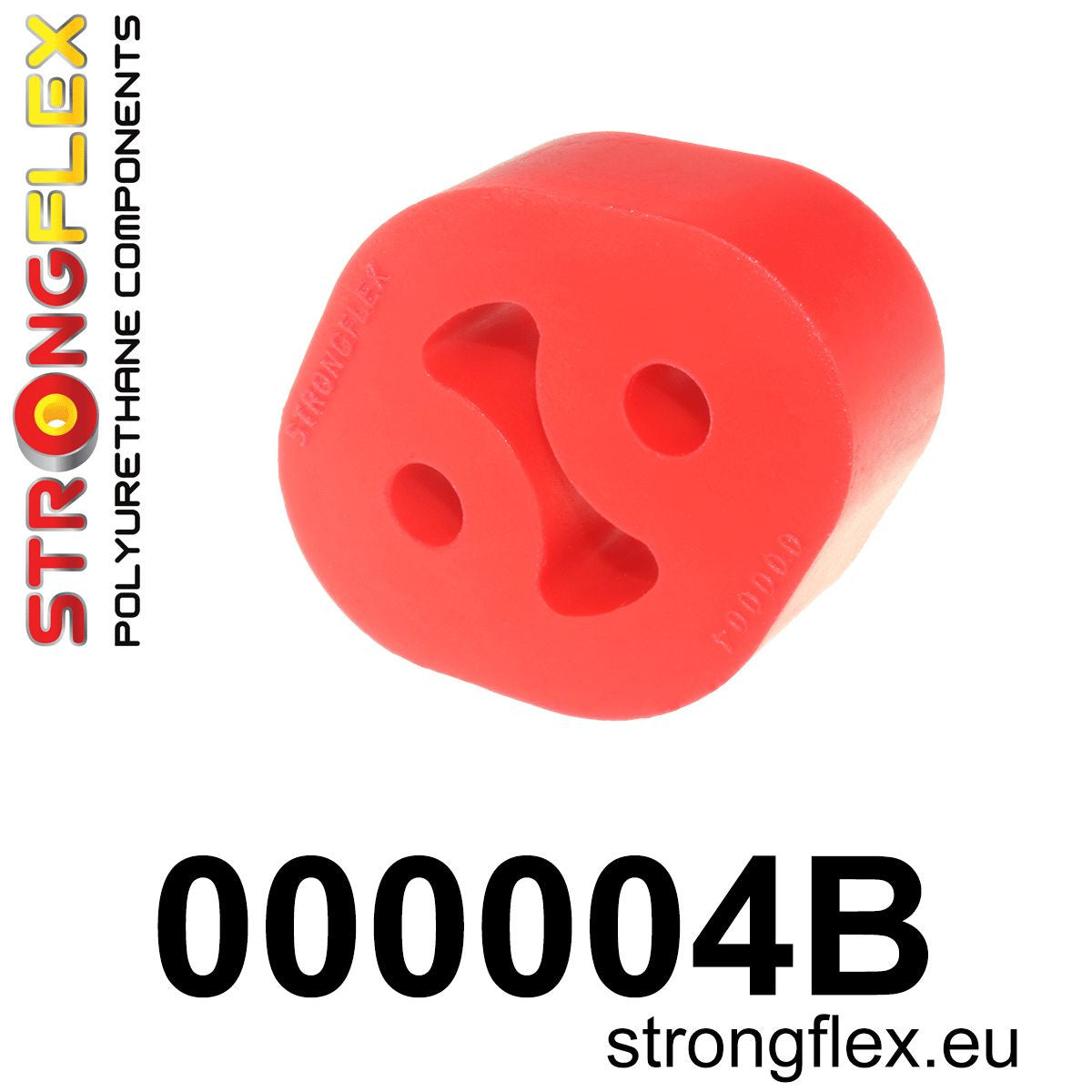000004B Exhaust mount hanger 36mm Standard (Red) Subaru Impreza I (92-00) GM GC GF