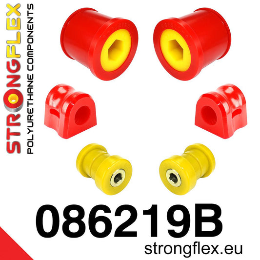086219B Front suspension bush kit Standard (Red) Honda Civic VIII (06-12)