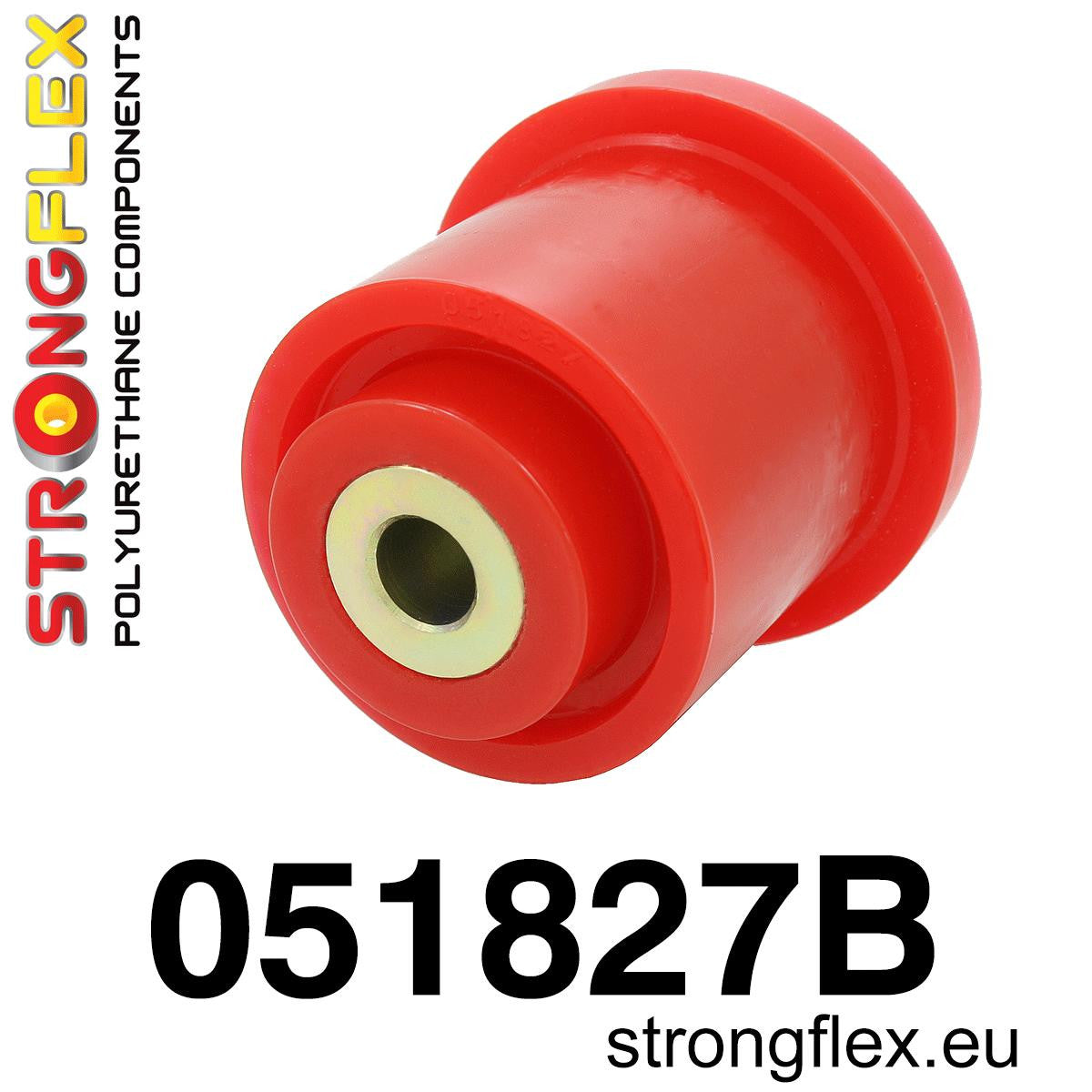 051827B Rear beam bush Standard (Red) Citroën C2 (03-09)
