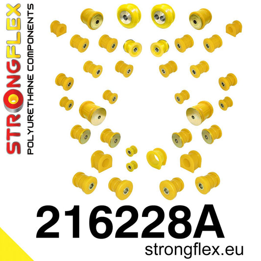 216228A Full suspension bush kit SPORT Sport (Yellow) Toyota Soarer III (91-00) Z30