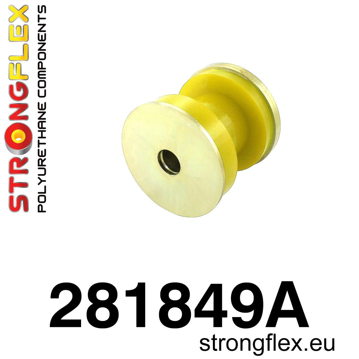 281849A Rear diff mount - front bush SPORT Sport (Yellow) Nissan 300ZX II (90-96) Z32