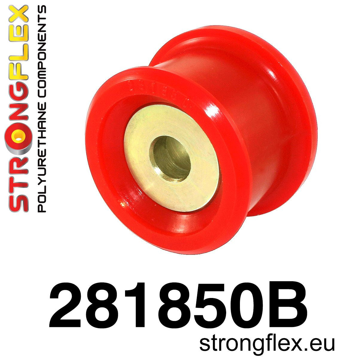 281850B Rear diff mount - rear bush Standard (Red) Nissan 300ZX II (90-96) Z32