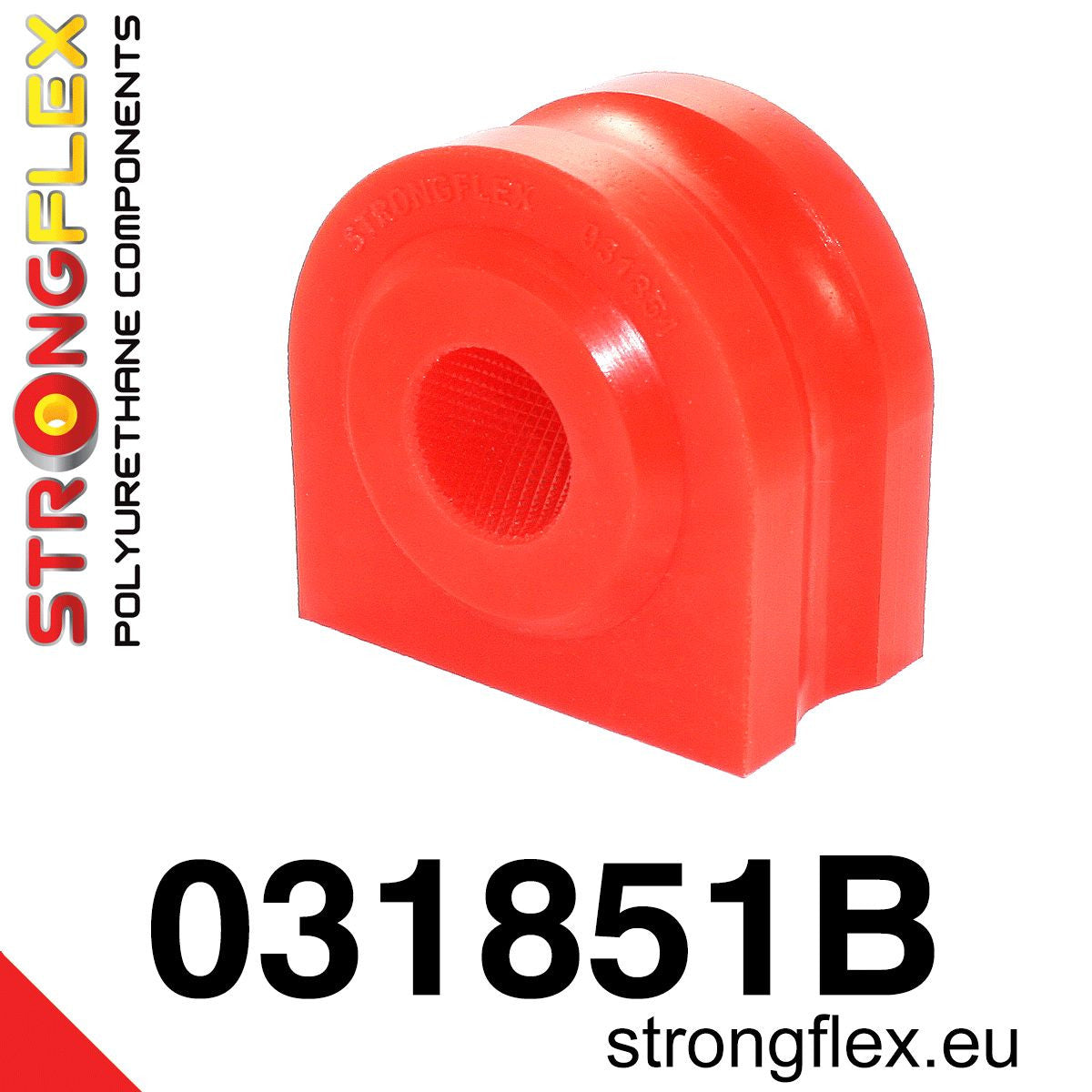 031851B Front / rear anti roll bar bush Standard (Red) BMW Seria 5 V (03-10) E60 / E61