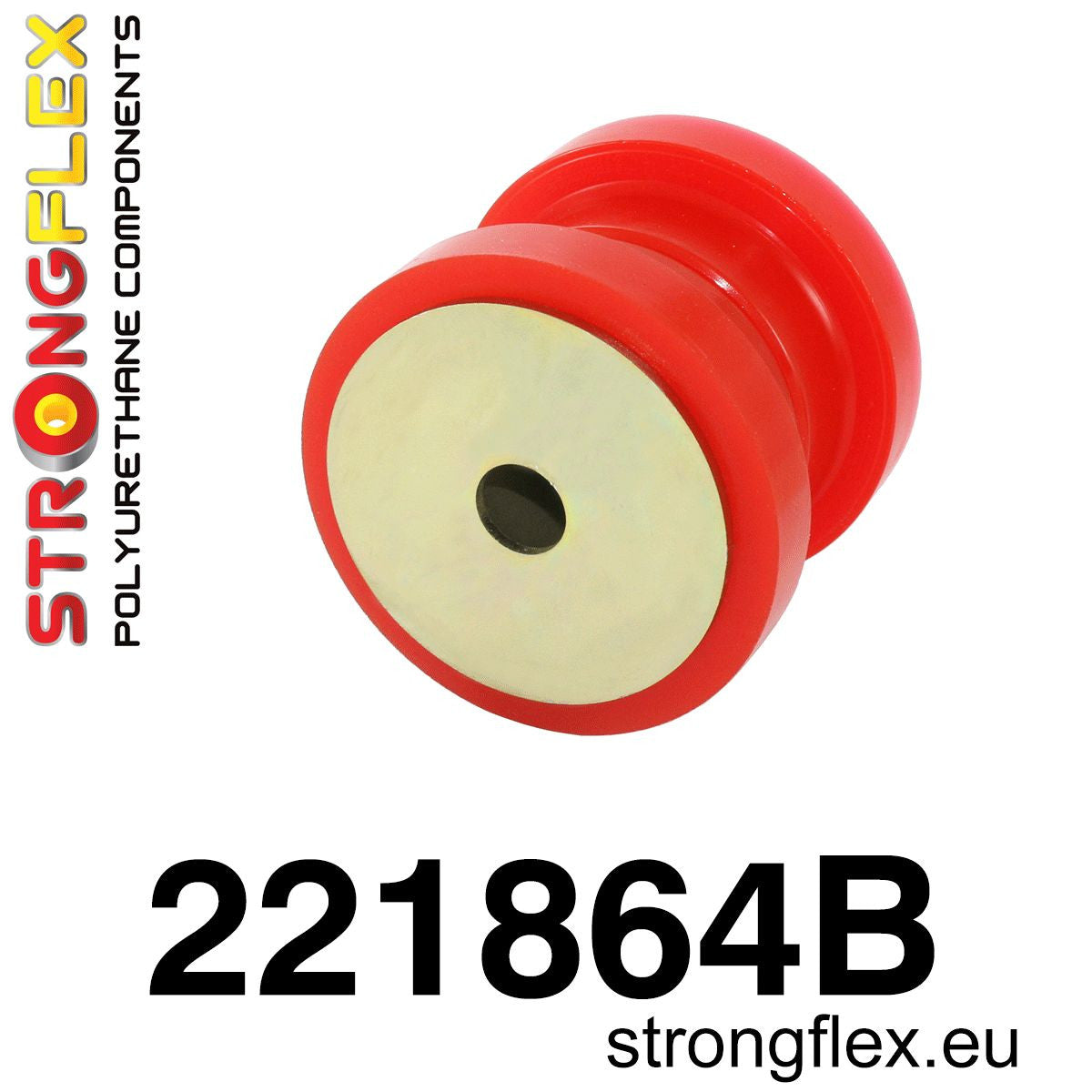 221864B Rear subframe bush Standard (Red) Audi A3 / S3 / RS3 I (96-03) 8L