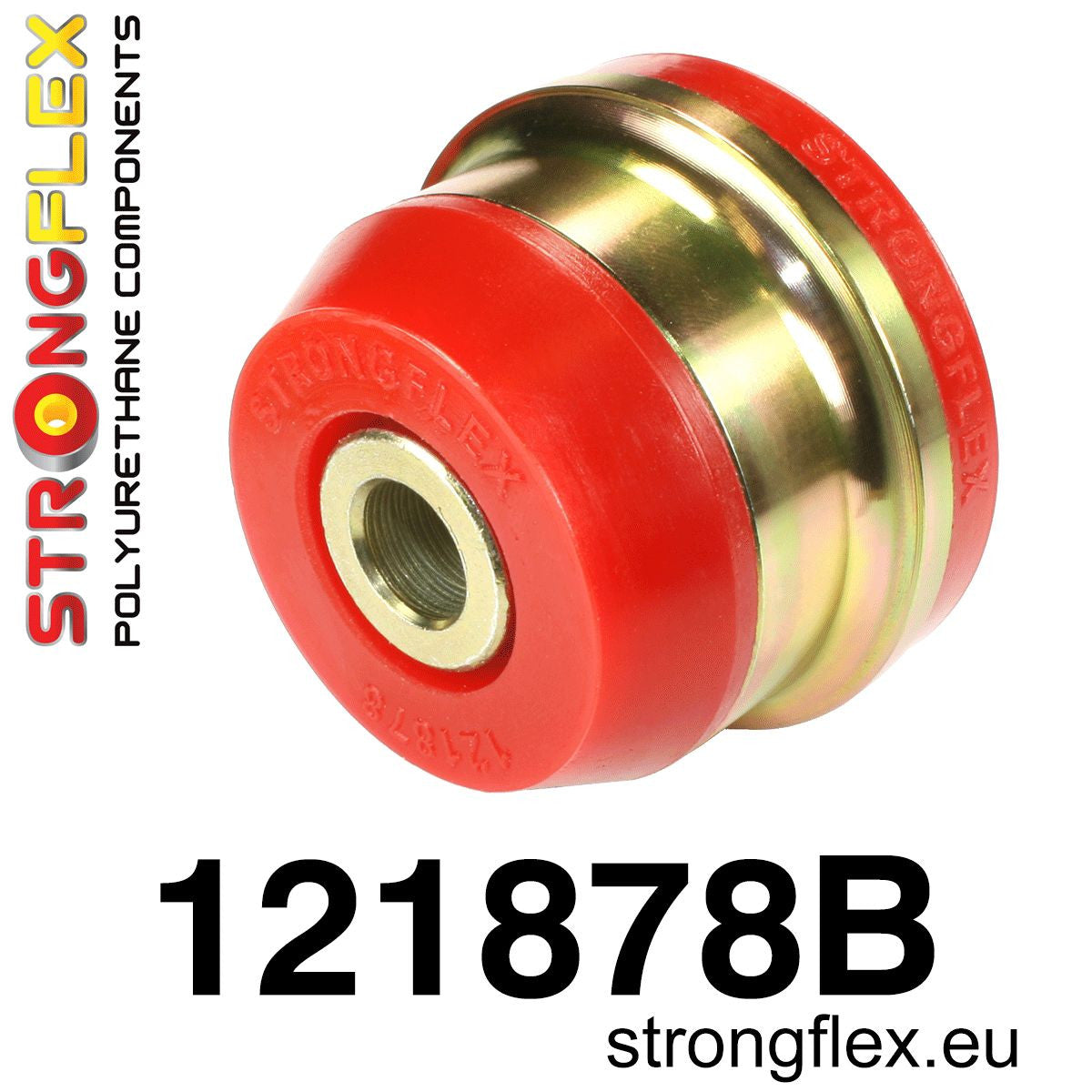 121878B Front lower arm - rear bush Standard (Red) Citroën C-Crosser (07-12)