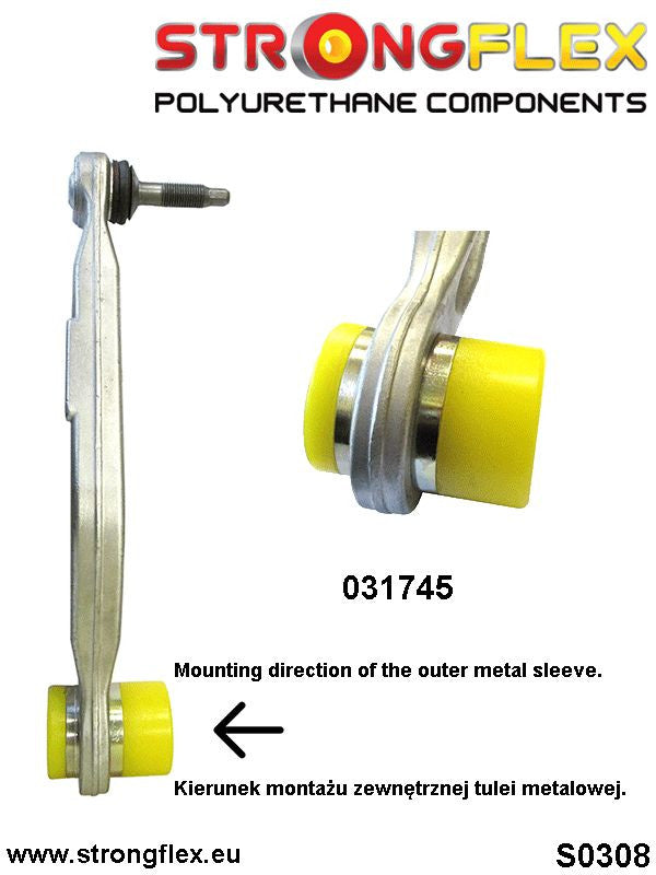 036234A Full suspension bush kit E39 Touring SPORT Sport (Yellow) BMW Seria 5 IV (95-03) E39