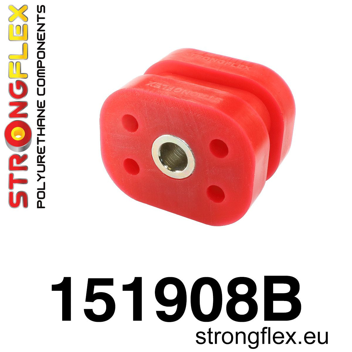 151908B Engine mount bush - dog bone Standard (Red) Renault Thalia Thalia I / Symbol (99-08)