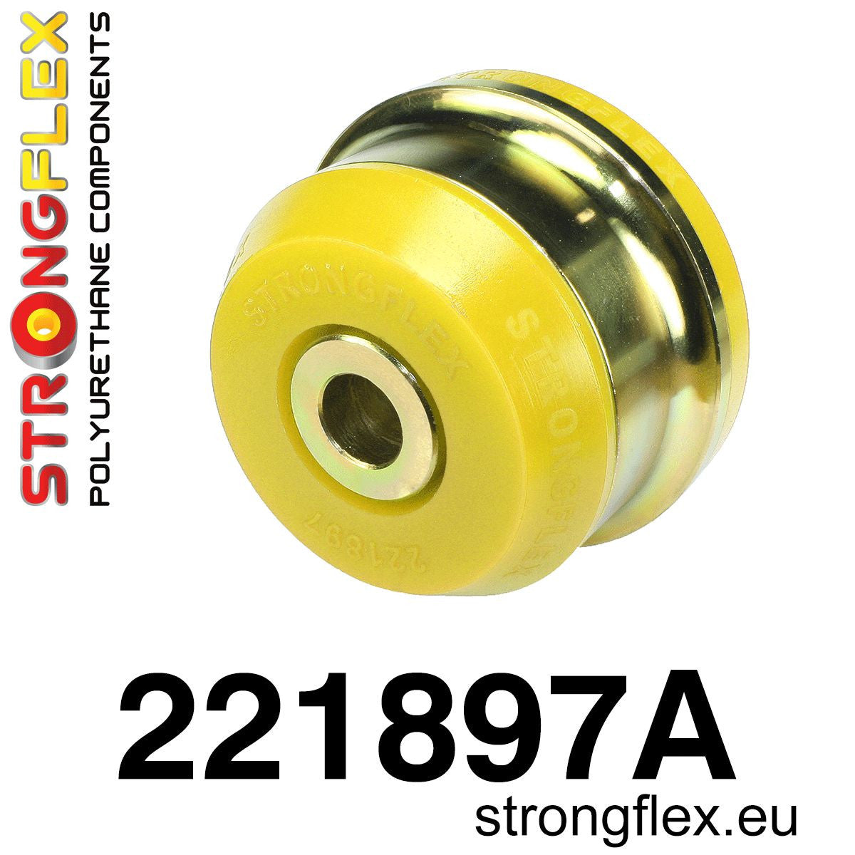 221897A Front lower arm - rear bush 65mm SPORT Sport (Yellow) Audi A3 / S3 / RS3 III (13-21) 8V