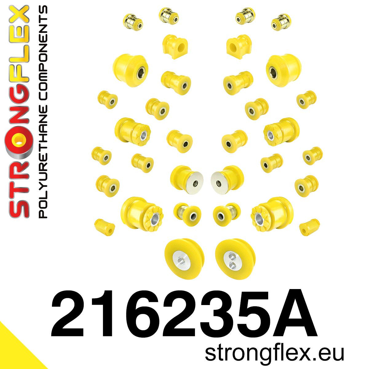 216235A Full suspension polyurethane bush kit SPORT Sport (Yellow) Lexus GS / GS F III (05-11) S190