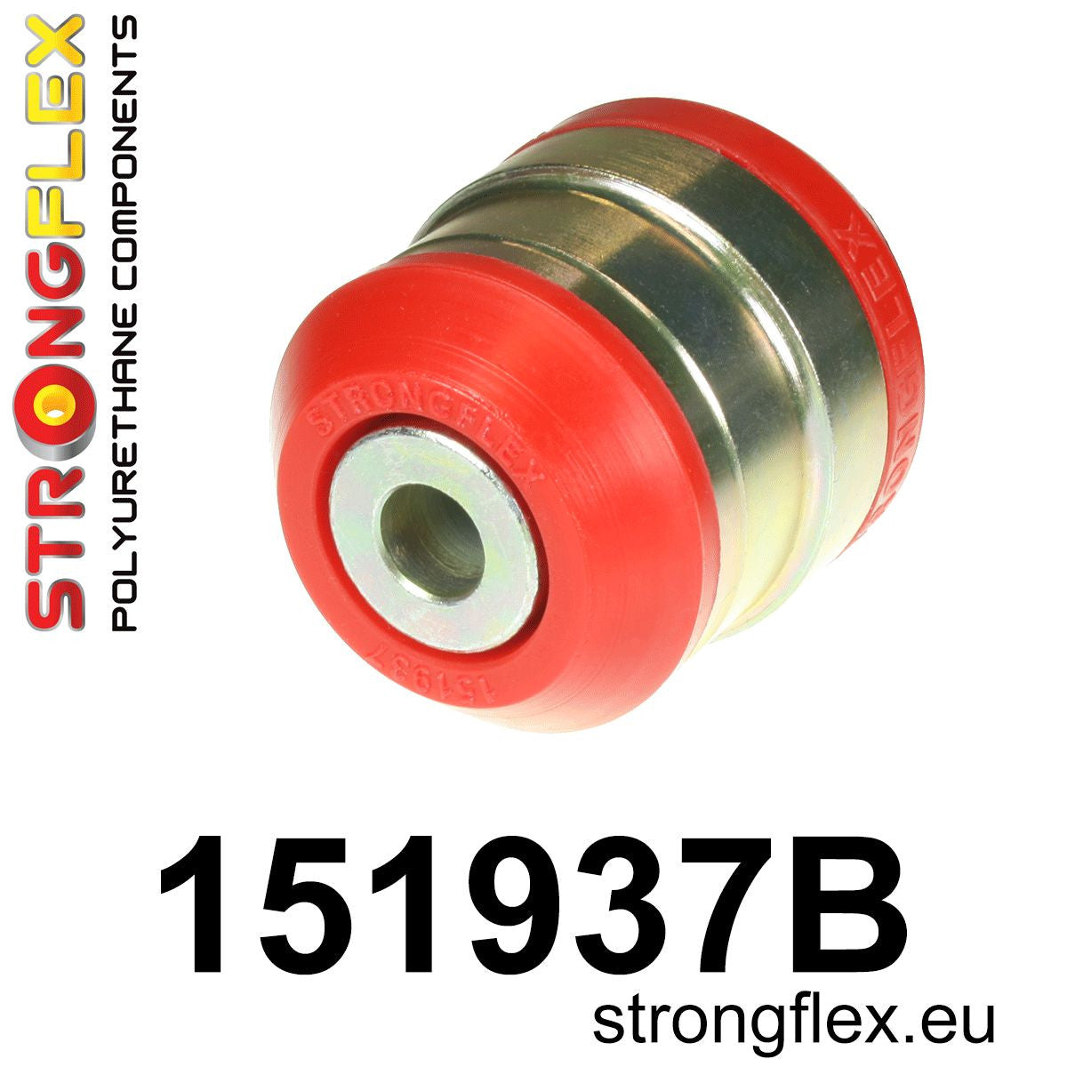 151937B Front lower arm - rear bush 58mm Standard (Red) Renault Scenic III (09-16)