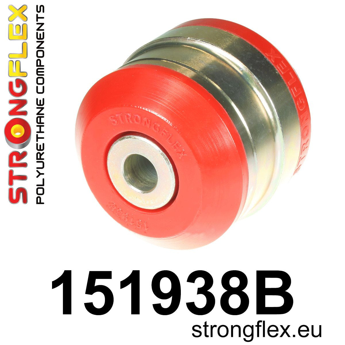151938B Front lower arm - rear bush 70mm Standard (Red) Renault Scenic III (09-16)