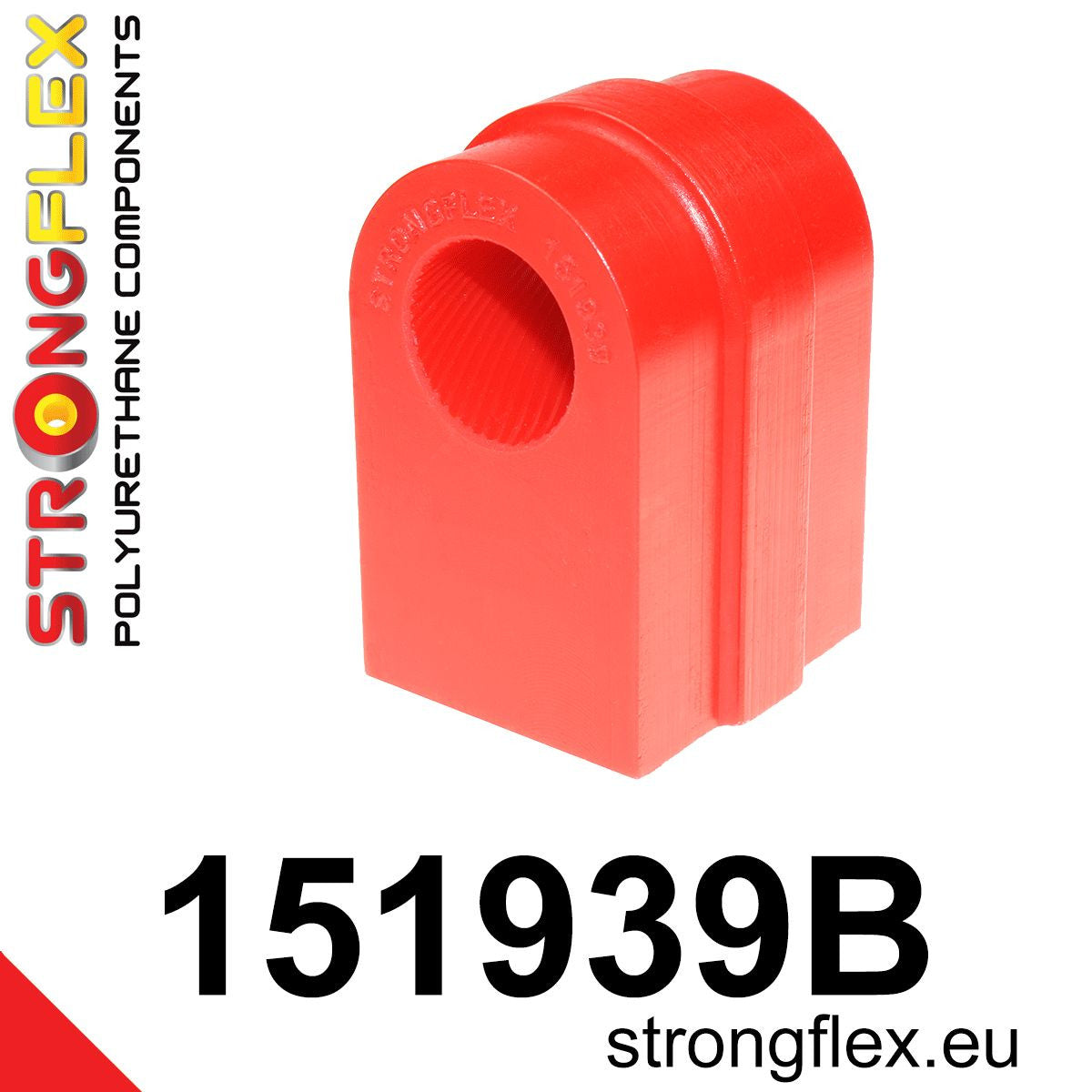 151939B Front anti roll bar bush Standard (Red) Renault Scenic III (09-16)