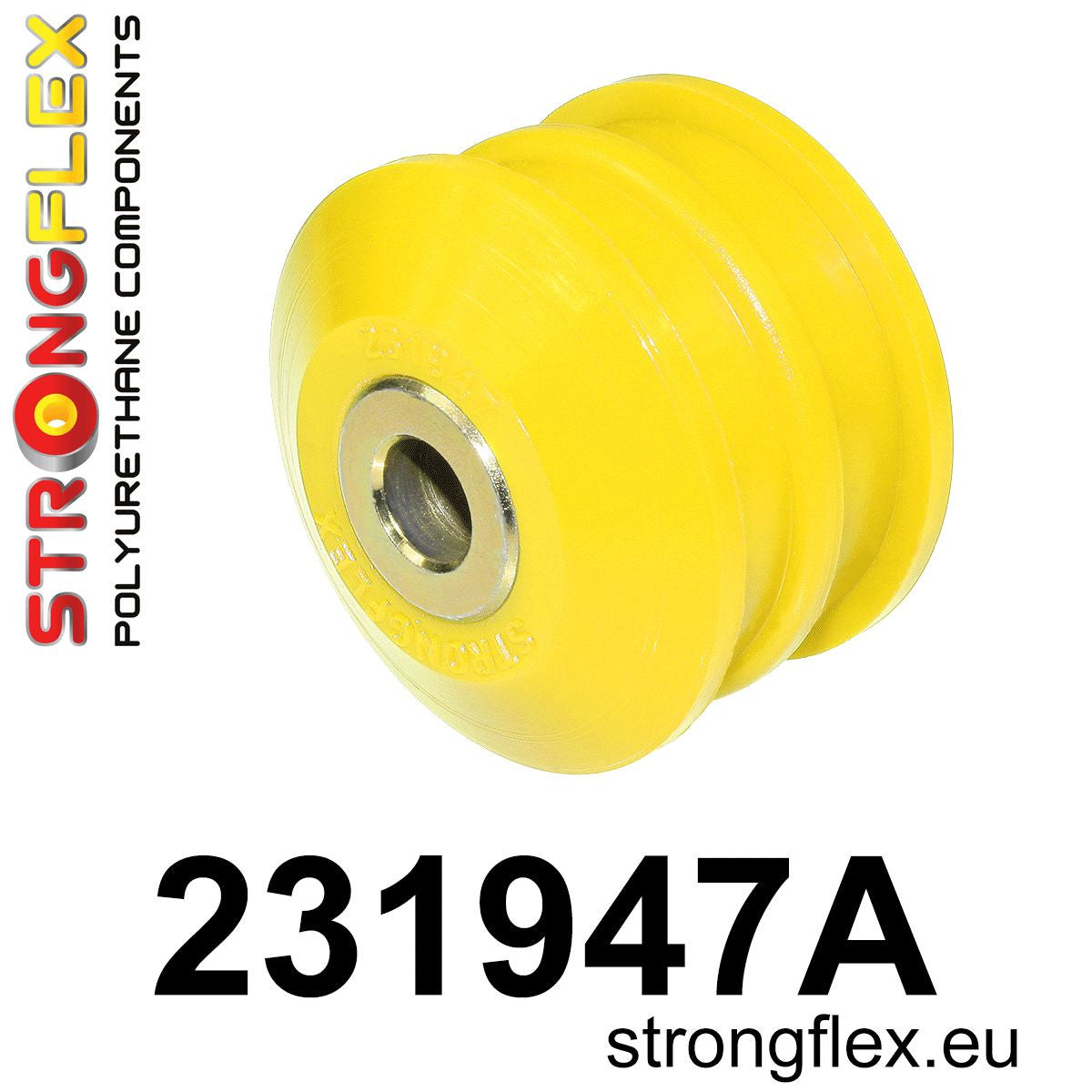 231947A Rear trailing arm - front bush SPORT Sport (Yellow) Volvo Seria 700 740 (84-92)