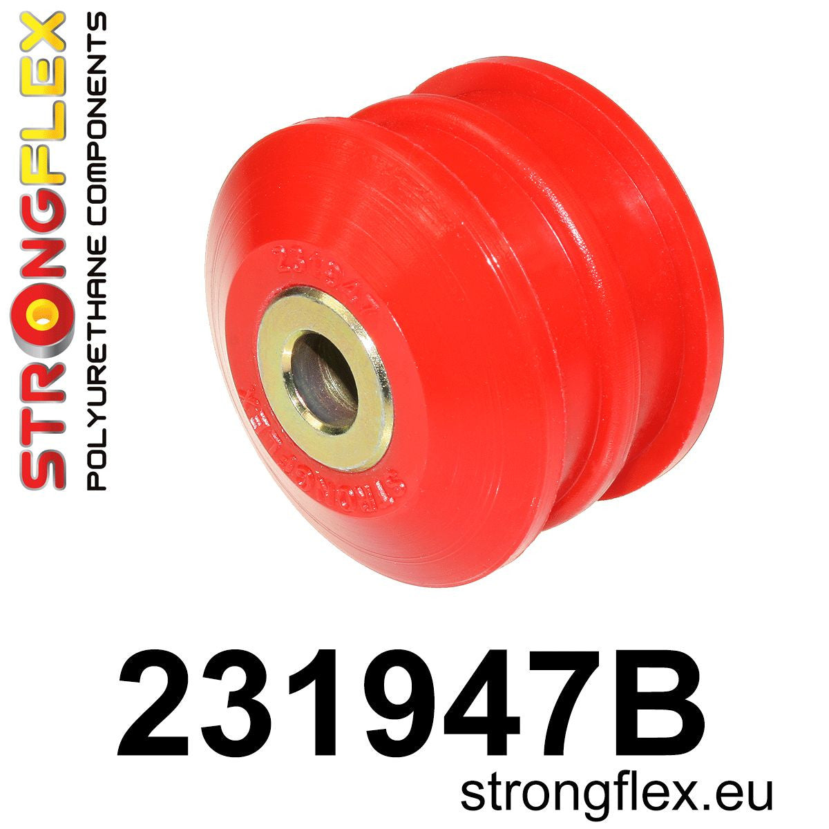231947B Rear trailing arm - front bush Standard (Red) Volvo Seria 700 740 (84-92)