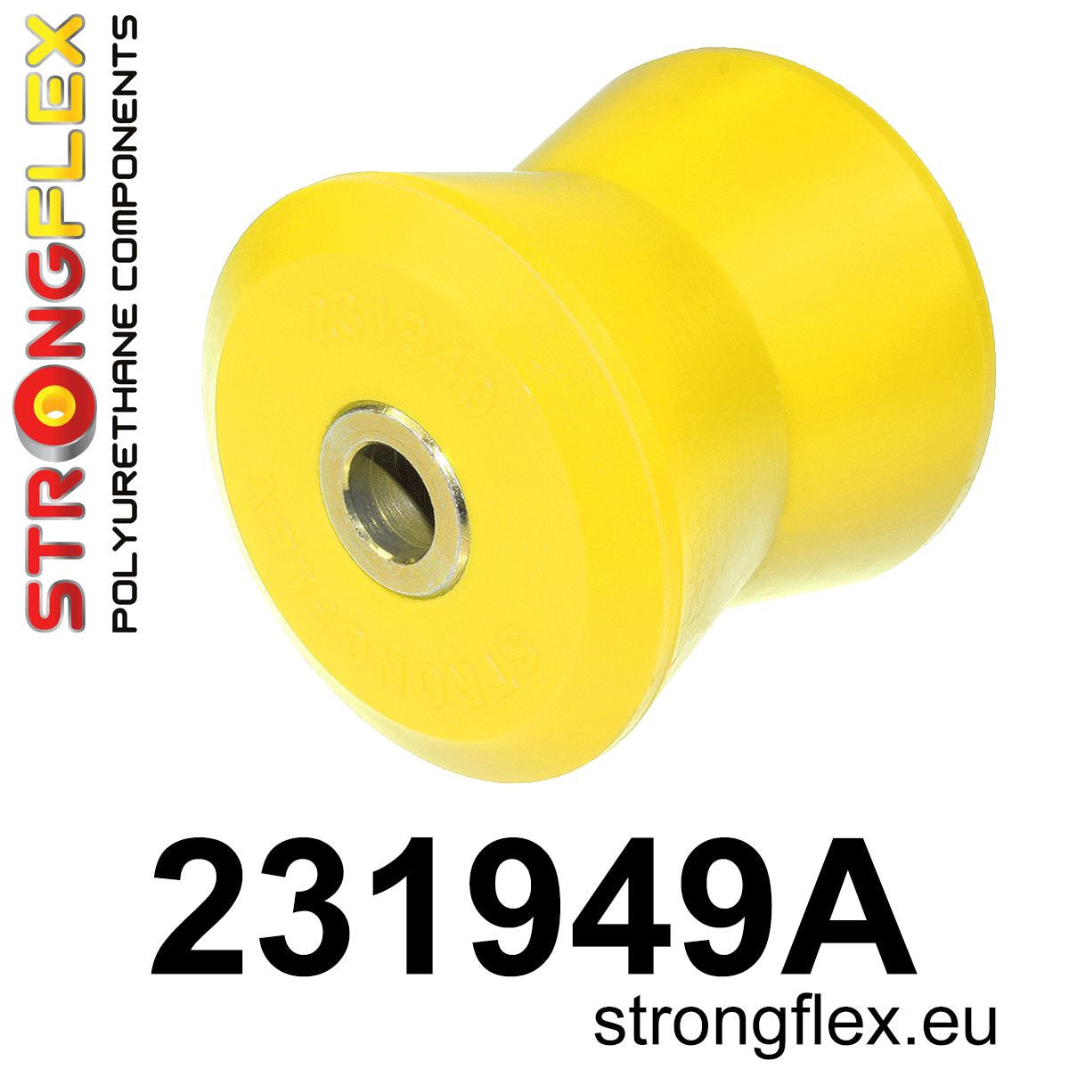 231949A Rear torque rod – rear bush SPORT Sport (Yellow) Volvo Seria 700 740 (84-92)