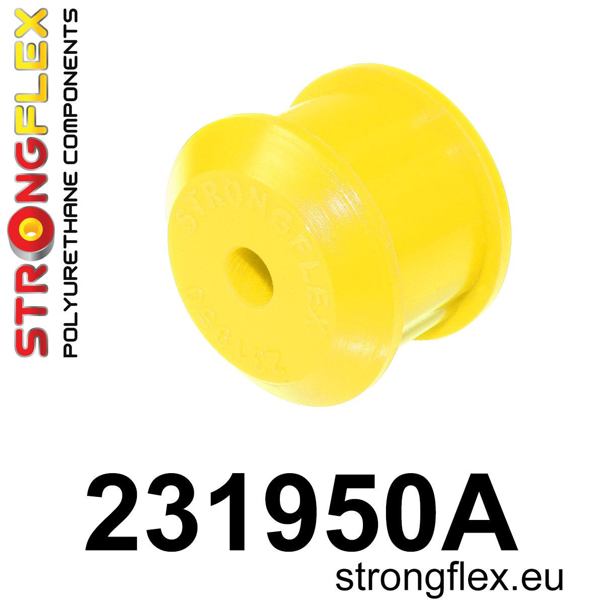 231950A Rear axle frame – rear bush SPORT Sport (Yellow) Volvo Seria 700 740 (84-92)