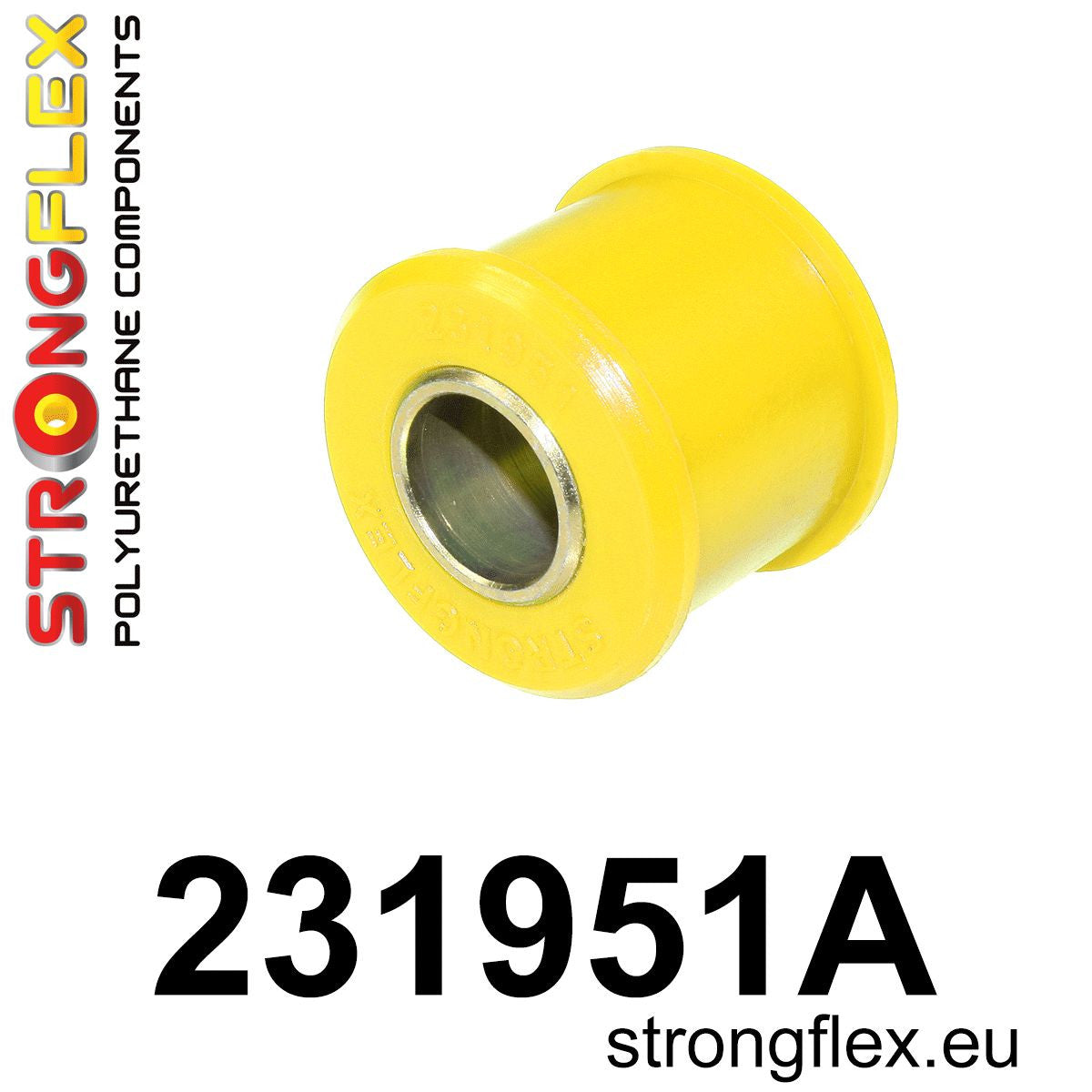 231951A Rear panhard rod – to axle bush SPORT Sport (Yellow) Volvo Seria 700 740 (84-92)