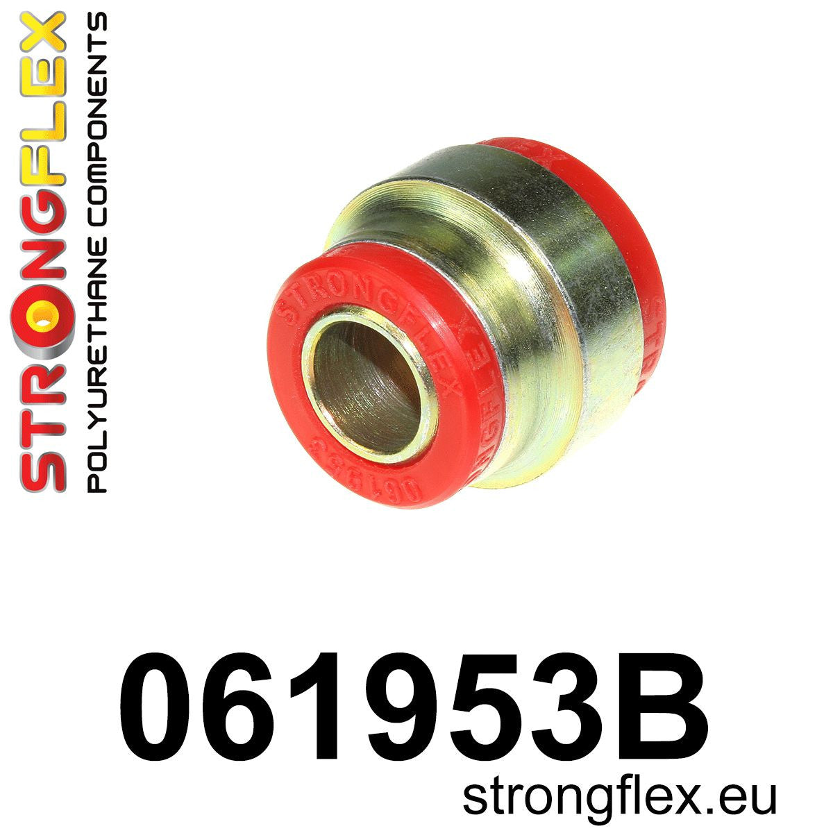 061953B Front wishbone - inner bush Standard (Red) Fiat 126P (72-00)