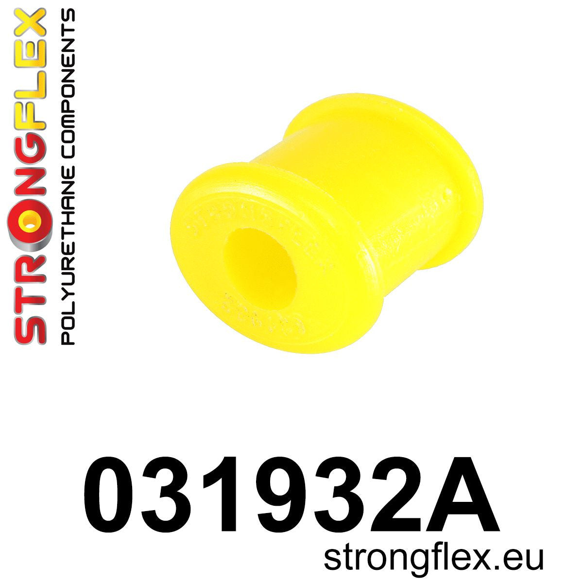 031932A Shift arm - front bush (oval) 19mm SPORT Sport (Yellow) BMW Seria 1 I (04-13) E81 / E82 / E87 / E88
