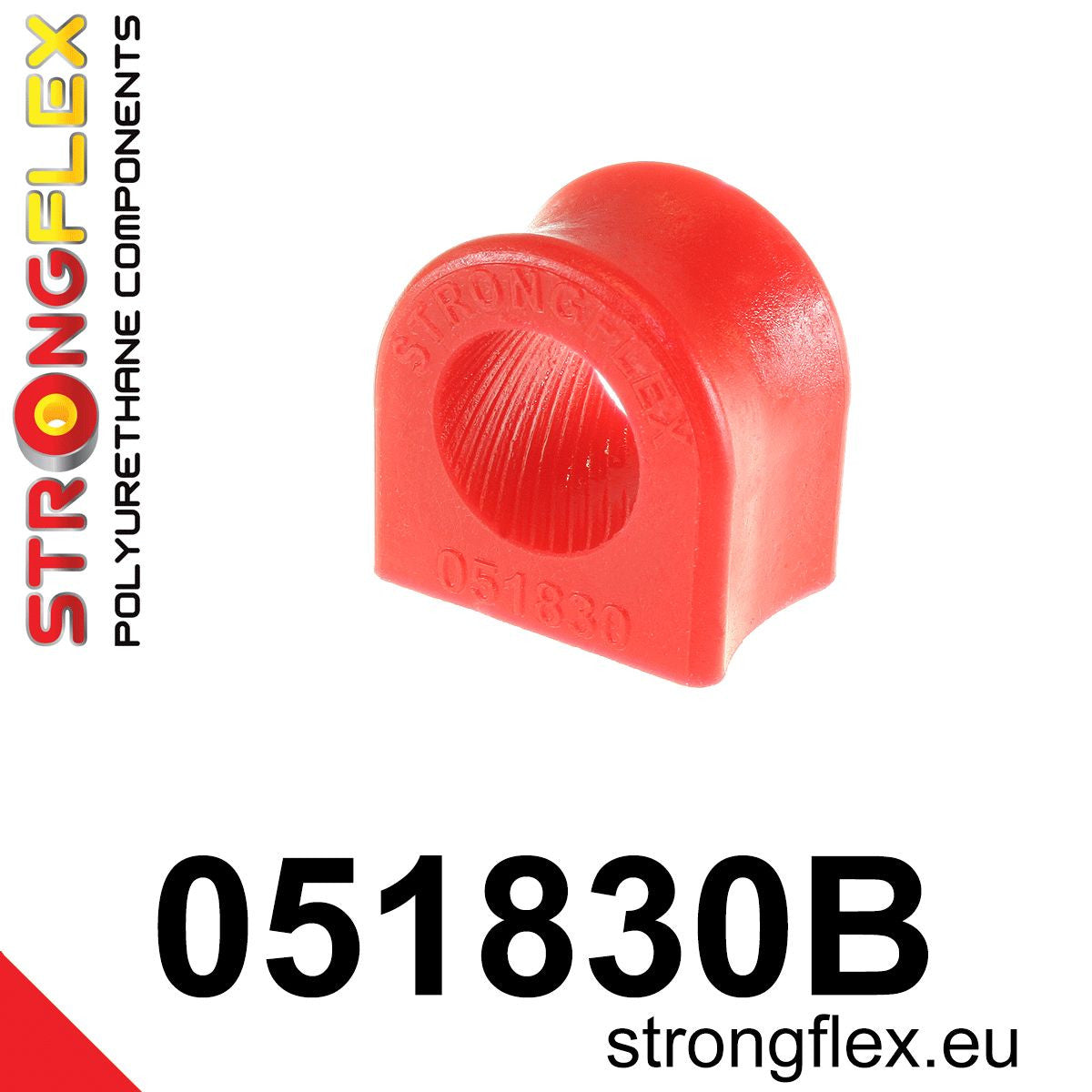 051830B Front anti roll bar link bush Standard (Red) Citroën AX (86-98)