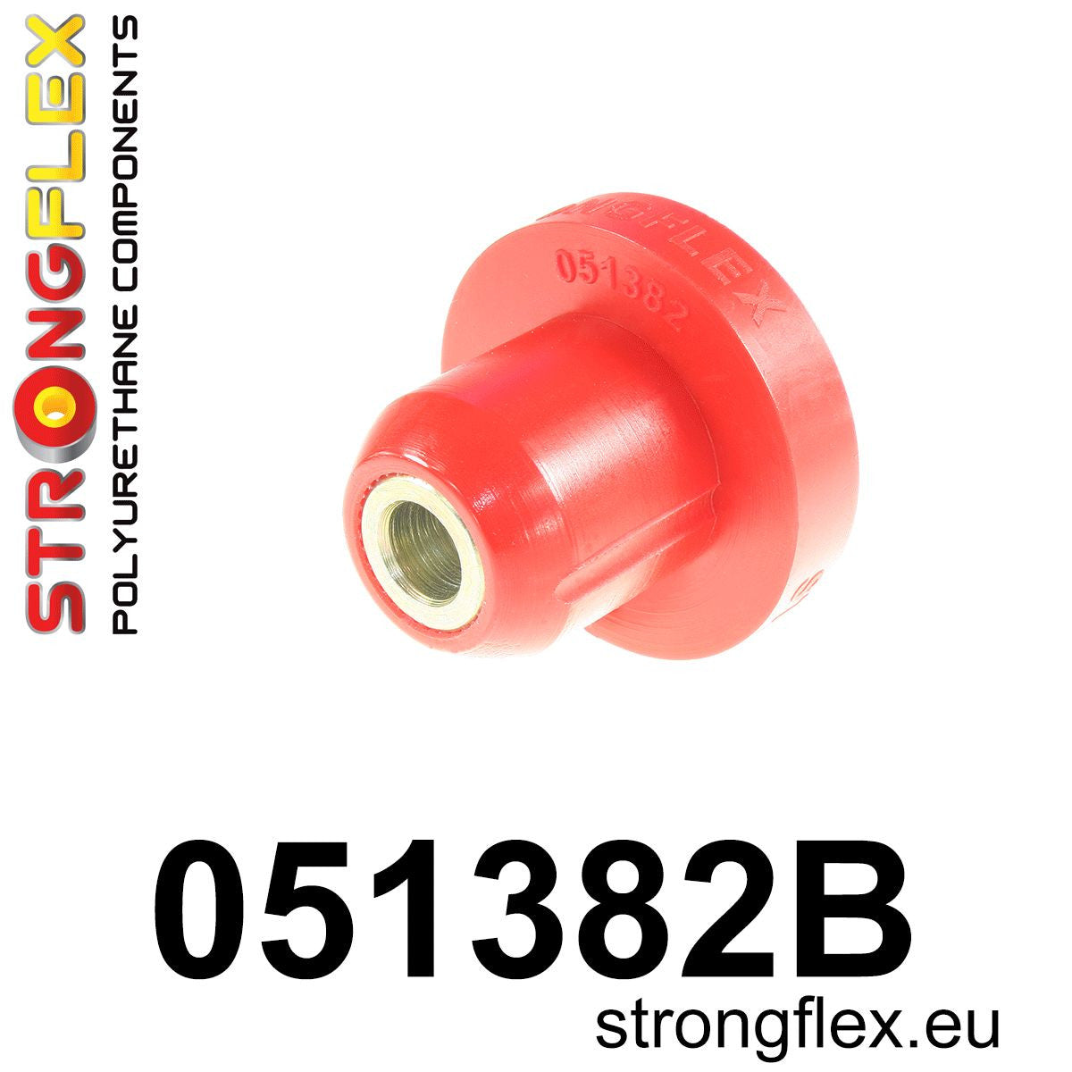 051382B Rear crossmember bush Standard (Red) Citroën AX (86-98)