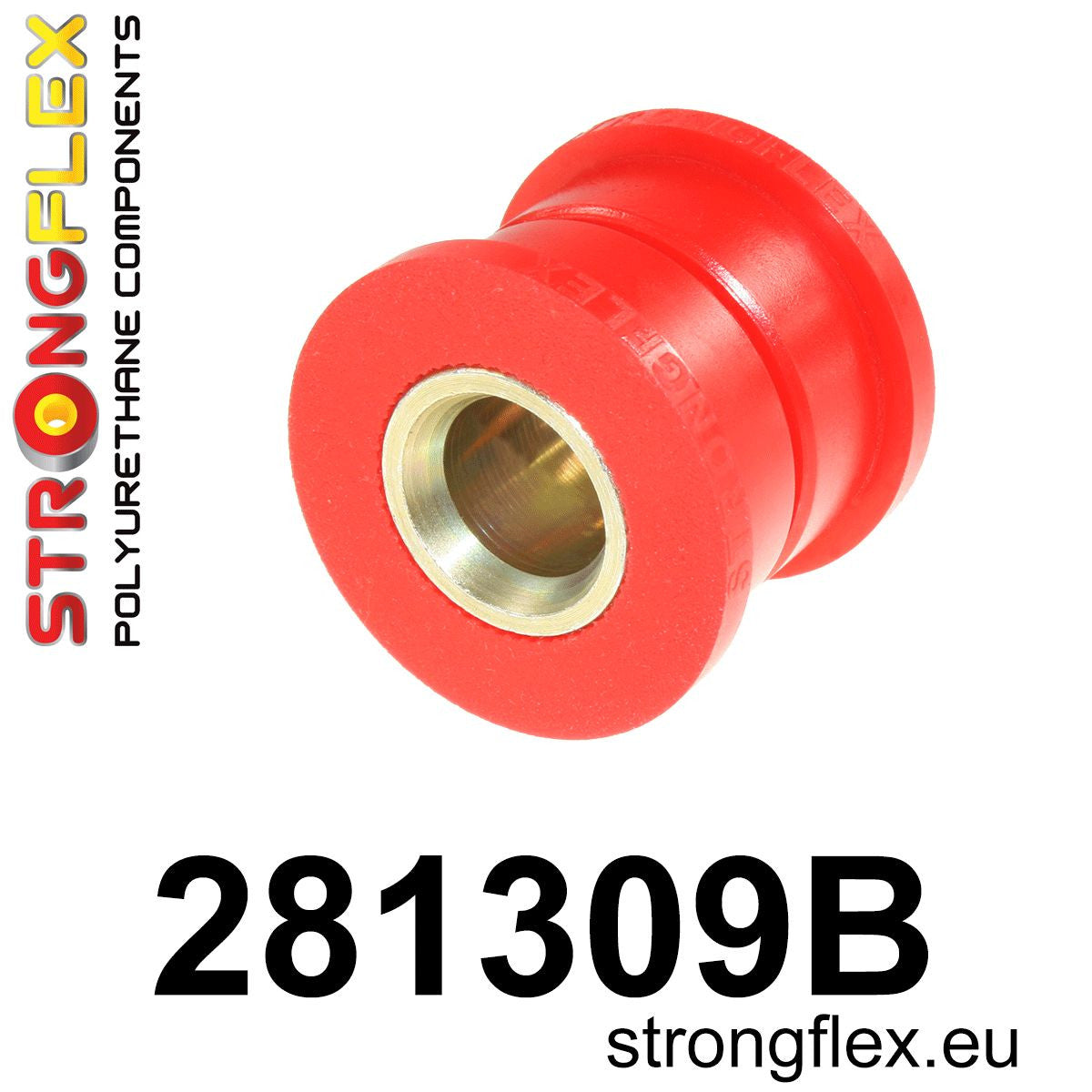 281309B Rear trailing arm to hub bush Standard (Red) Nissan Primera I (90-98) P10