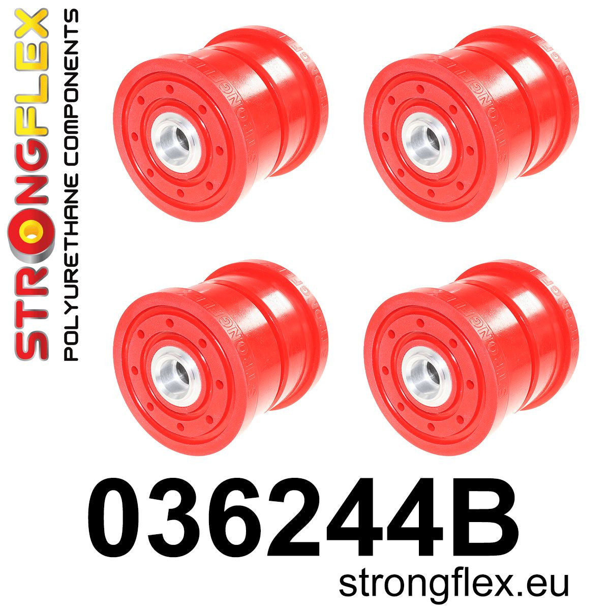 036244B Rear subframe bush kit Standard (Red) BMW X5 I (99-06) E53