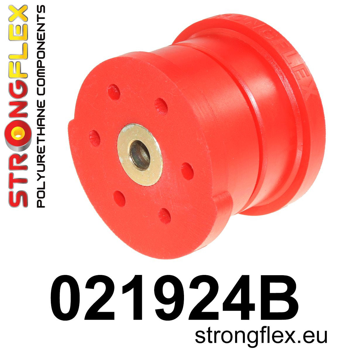 021924B Rear diff mount - front bush Standard (Red) Audi A6 / S6 / RS6 C5 (97-04)
