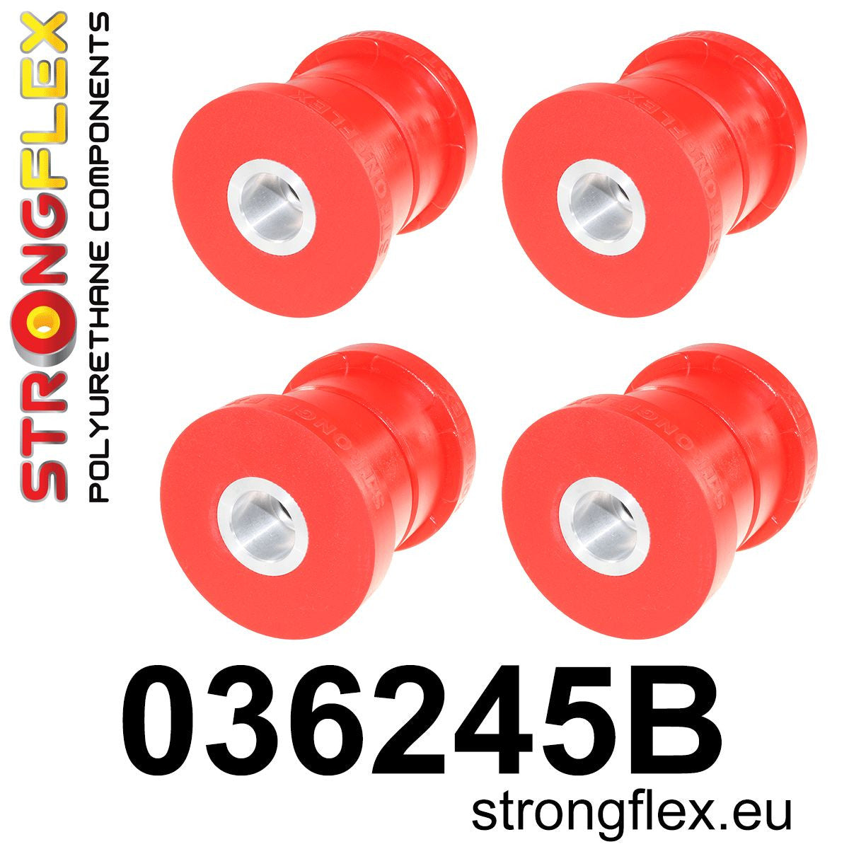 036245B Rear beam bush kit Standard (Red) BMW Seria 5 V (03-10) E60 / E61