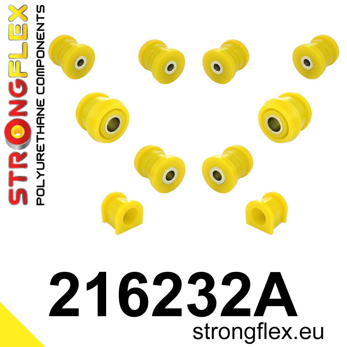 216232A Front suspension bush kit SPORT Sport (Yellow) Toyota Chaser V (92-96) X90
