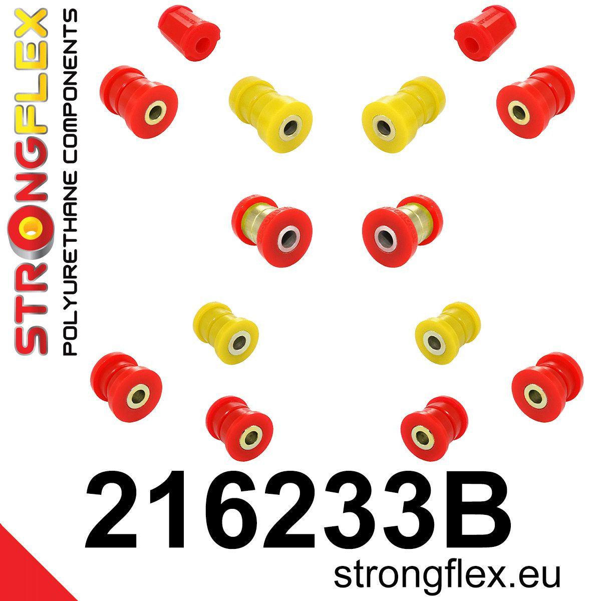 216233B Rear suspension bush kit Standard (Red) Toyota Altezza I (99-05) XE10