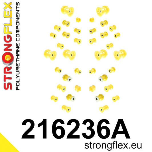216236A Full suspension bush kit SPORT Sport (Yellow) Toyota Supra III (86-93) A70