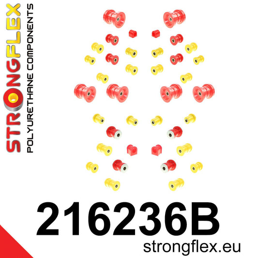 216236B Full suspension bush kit Standard (Red) Toyota Supra III (86-93) A70
