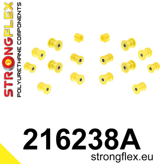 216238A Rear suspension bush kit SPORT Sport (Yellow) Toyota Supra III (86-93) A70