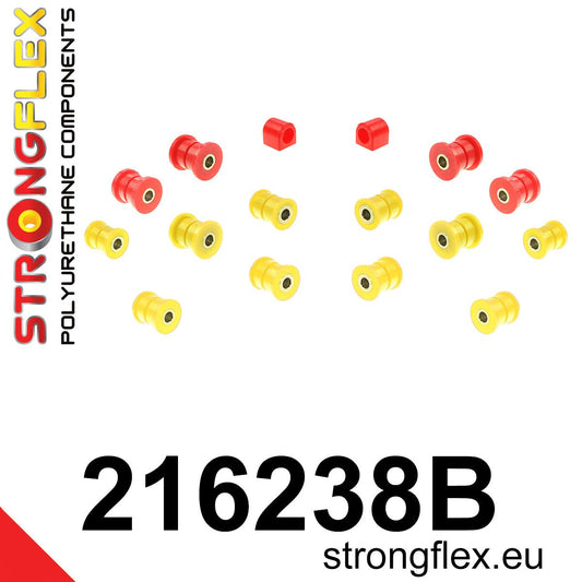 216238B Rear suspension bush kit Standard (Red) Toyota Supra III (86-93) A70