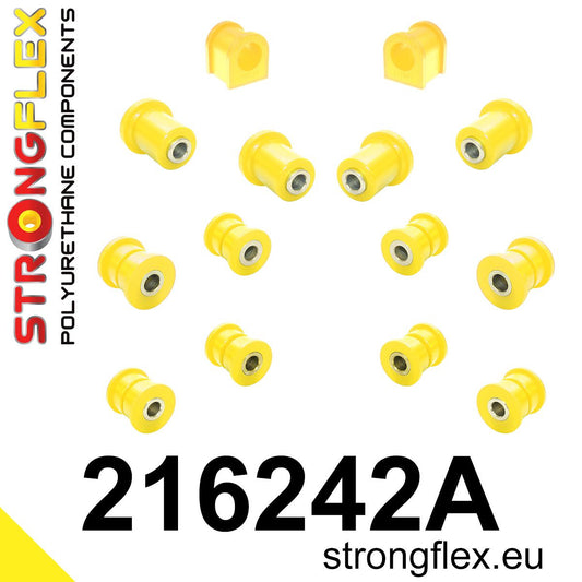 216242A Rear suspension bush kit SPORT Sport (Yellow) Toyota Chaser V (92-96) X90