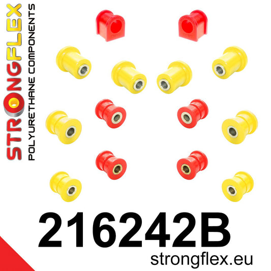 216242B Rear suspension bush kit Standard (Red) Toyota Chaser V (92-96) X90