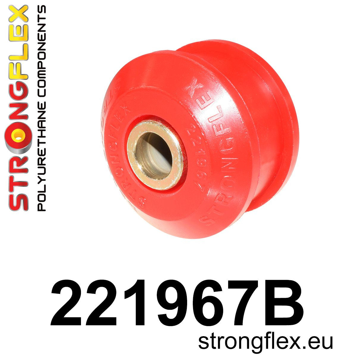 221967B Front lower arm – rear bush Standard (Red) Seat Alhambra I (96-10) 7M