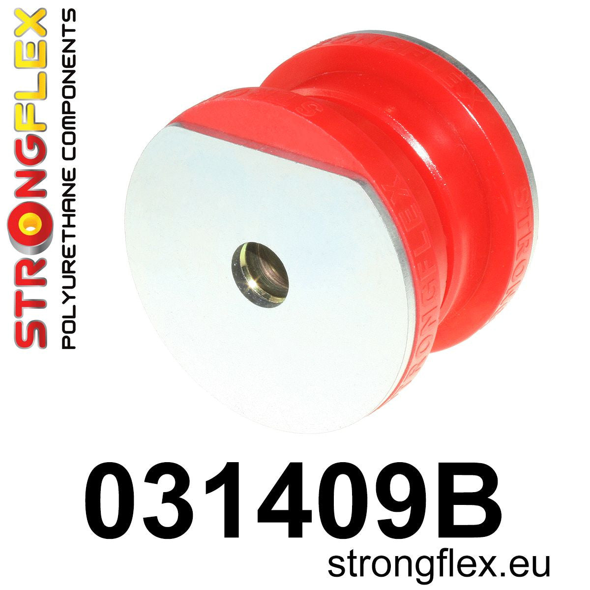 031409B Front lower rear bush Standard (Red) BMW Seria 5 II (81-88) E28