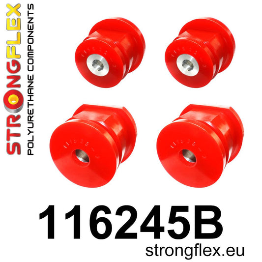 116245B Rear subframe bush kit Standard (Red) Mercedes Klasa C W202 (93-01)