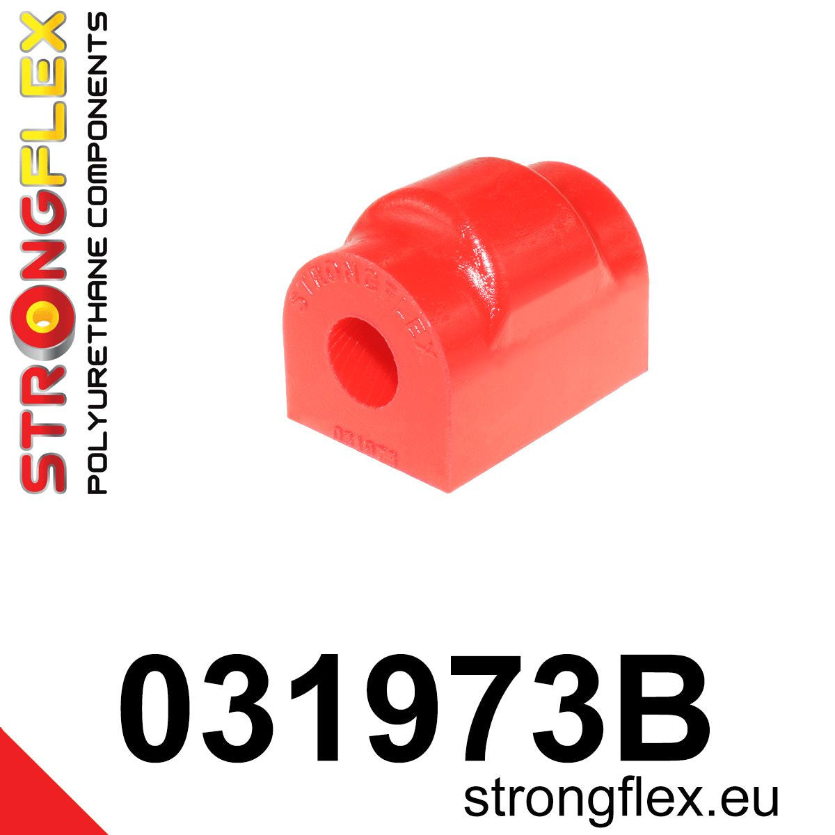031973B Rear anti roll bar bush Standard (Red) BMW Seria 1 II (11-19) F20 / F21