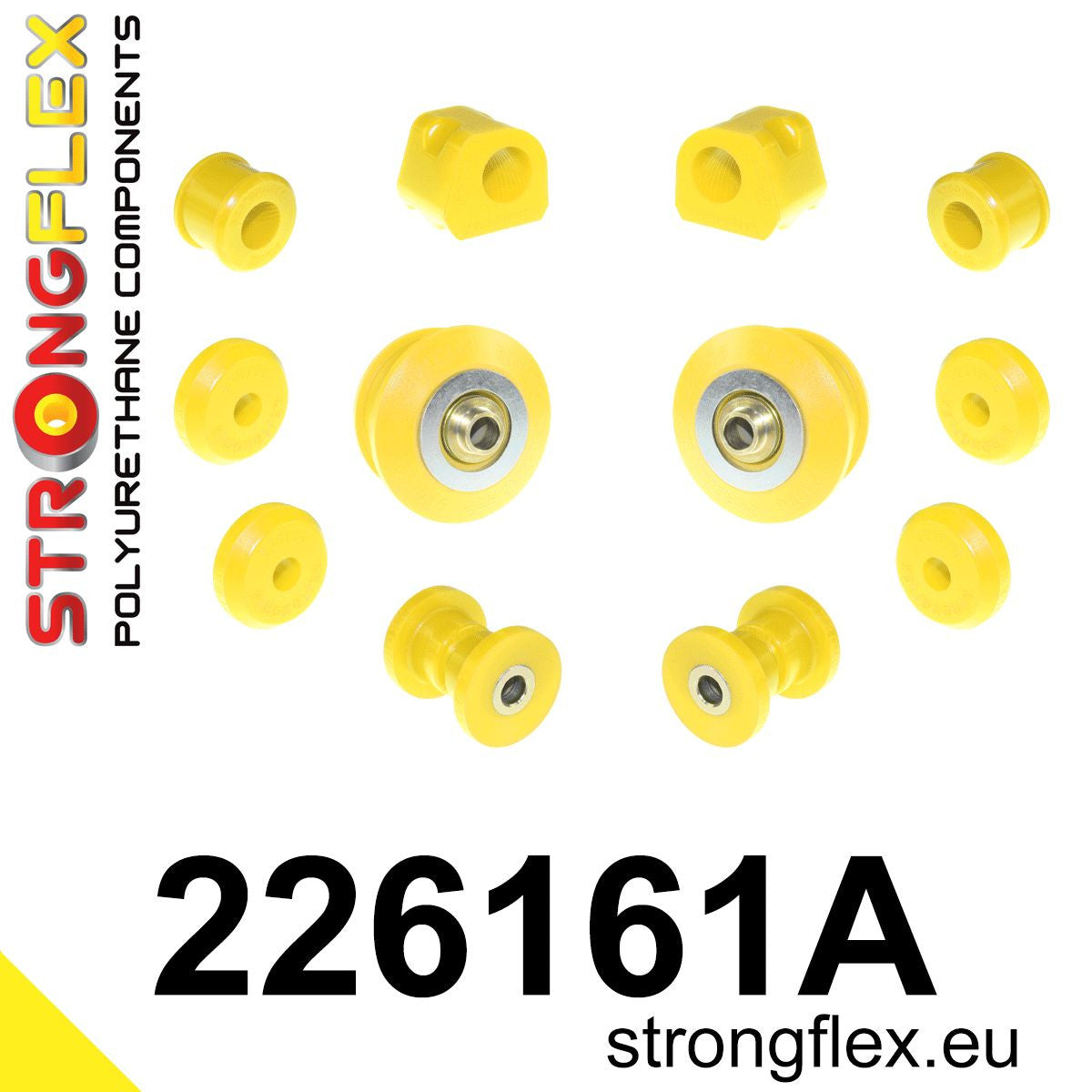 226161A Front suspension bush kit SPORT Sport (Yellow) Seat Arosa 6H (98-04)